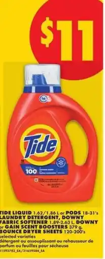 No Frills Tide Liquid or Pods offer