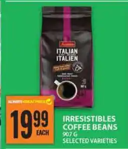 Food Basics IRRESISTIBLES COFFEE BEANS offer