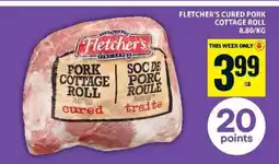 Food Basics FLETCHER’S CURED PORK COTTAGE ROLL offer