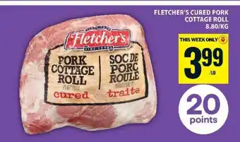 Food Basics FLETCHER’S CURED PORK COTTAGE ROLL offer