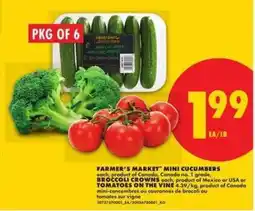 No Frills FARMER'S MARKET MINI CUCUMBERS offer