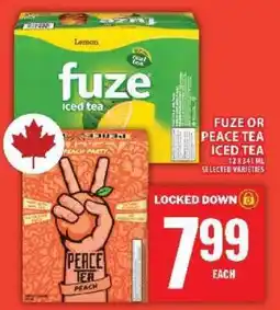 Food Basics Fuze or Peace Tea Iced Tea offer