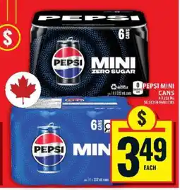 Food Basics PEPSI MINI CANS offer