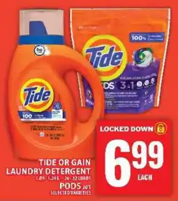 Food Basics TIDE OR GAIN LAUNDRY DETERGENT offer