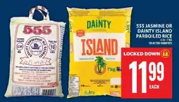 Food Basics 555 Jasmine or Dainty Island Parboiled Rice offer