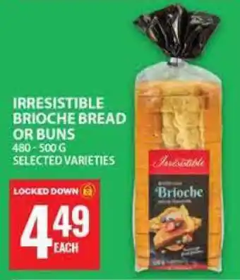 Food Basics Irresistible Brioche Bread or Buns offer