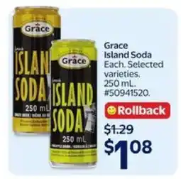 Walmart Grace Island Soda offer