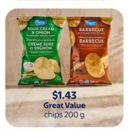 Walmart Great Value Chips offer