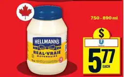 Food Basics HELLMANN'S REAL MAYONNAISE offer
