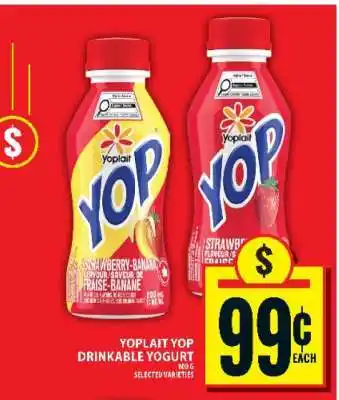 Food Basics Yoplait Yop Drinkable Yogurt offer