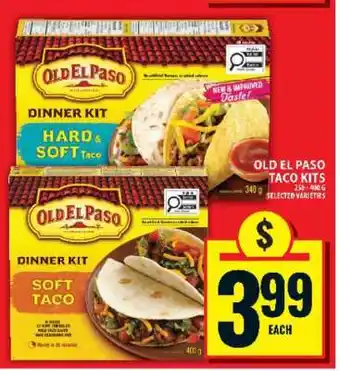 Food Basics Old El Paso Taco Kits offer