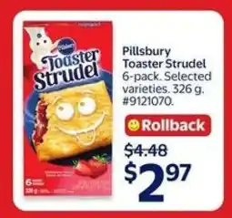 Walmart PILLSBURY TOASTER STRUDEL offer