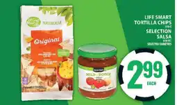 Food Basics LIFE SMART TORTILLA CHIPS SELECTION SALSA offer
