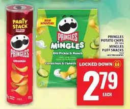 Food Basics Pringles Potato Chips & Mingles Puff Snacks offer