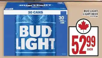 Food Basics Bud Light Light Beer offer