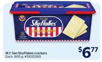 Walmart M.Y. San SkyFlakes Crackers offer