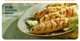 Walmart Your Fresh Market corn 4-pack offer