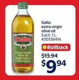 Walmart Gallo Extra Virgin Olive Oil offer