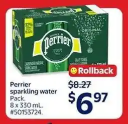 Walmart Perrier Sparkling Water Pack offer