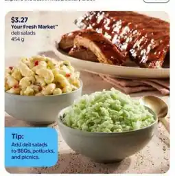 Walmart Your Fresh Market deli salads offer