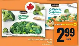 Food Basics SELECTION VEGETABLES offer