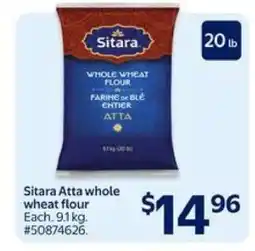 Walmart Sitara Atta whole wheat flour offer