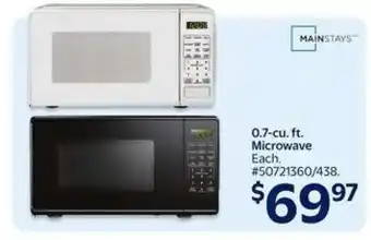 Walmart Mainstays 0.7-cu. ft. microwave offer