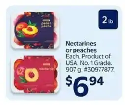 Walmart NECTARINES OR PEACHES offer