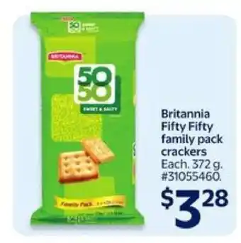 Britannia Fifty Fifty Family pack Crackers