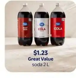 Walmart Great Value Soda offer