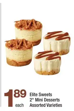 Highland Farms ELITE SWEETS 2 MINI DESSERTS offer