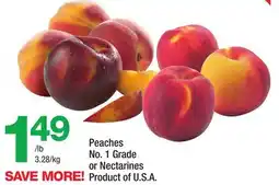 Highland Farms Peaches No. 1 Grade or Nectarines offer