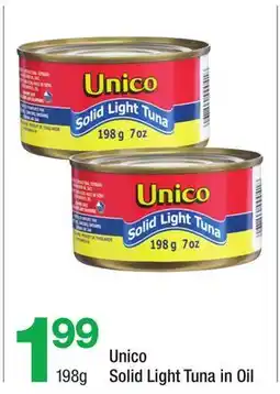 Highland Farms Unico Solid Light Tuna offer