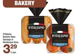 Highland Farms D'italiano Brioche-Style Sausage or Hamburger Buns offer