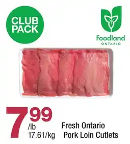 Highland Farms Fresh Ontario Pork Loin Cutlets offer