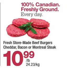 Highland Farms Fresh Store-Made Beef Burgers offer