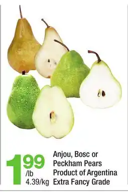Highland Farms Anjou, Bosc or Peckham Pears offer