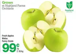 Highland Farms Fresh Apples Matsu Fancy Grade offer