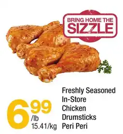 Highland Farms Freshly Seasoned In-Store Chicken Drumsticks Peri Peri offer