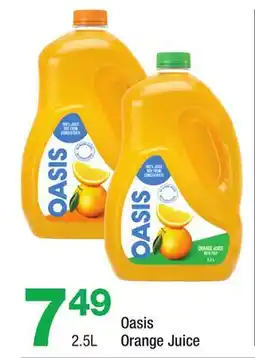Highland Farms Oasis Orange Juice offer