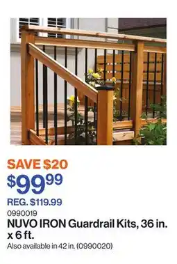 Patrick Morin Guardrail Kits, 36 in. x 6 ft offer