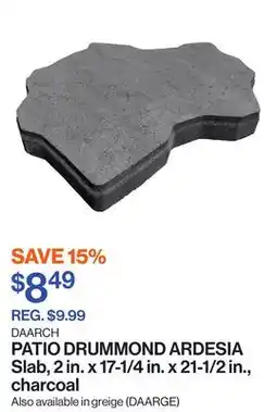 Patrick Morin ARDESIA Slab, 2 in. x 17-1/4 in. x 21-1/2 in., charcoal offer