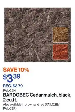 Patrick Morin Cedar mulch, black, 2 cu.ft offer