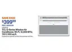 Patrick Morin Q-Series Window Air Conditioner, Wi-Fi, 12,000 BTU, 115 V, 550 sq.ft offer