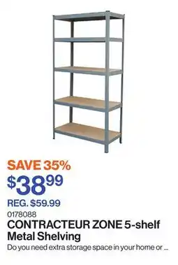 Patrick Morin 5-shelf Metal Shelving offer
