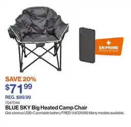 Patrick Morin Big Heated Camp Chair offer