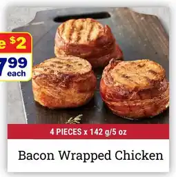M & M Food Market Bacon Wrapped Chicken offer