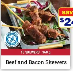 M & M Food Market Beef and Bacon Skewers offer