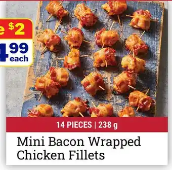 M & M Food Market Mini Bacon Wrapped Chicken Fillets offer