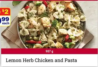 M & M Food Market Lemon Herb Chicken and Pasta offer